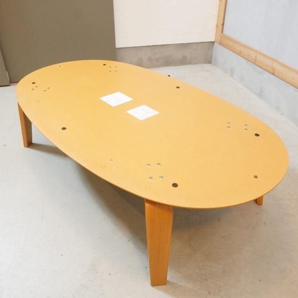 廃盤品＊無印良品 楕円 こたつ テーブル タモ材 MJ-KSS1100/N 楕円
