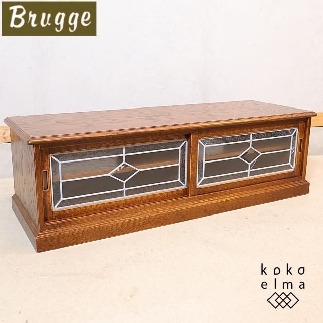 ⭐️Black Friday 三越 ブルージュ ステンドグラス サイドテーブル