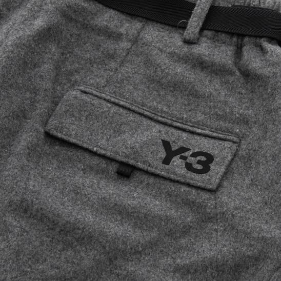 Y-3(ワイスリー) 商品ページ - M CLASSIC WOOL FLANNEL CUFF PANTS / GREY