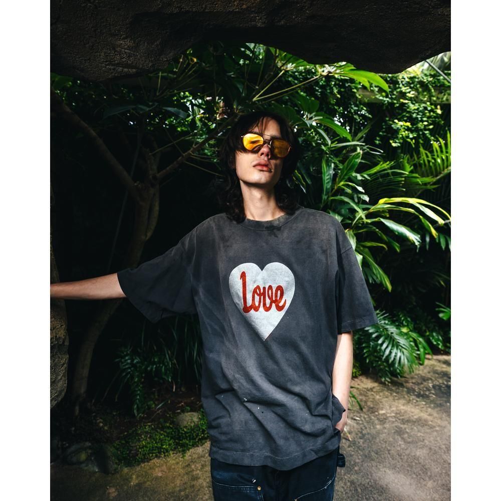 SAINT MXXXXXX(セントマイケル) 商品ページ - SS TEE HEART LOVE / BLACK