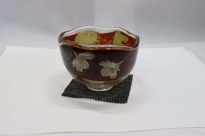 ガラス抹茶碗(富山ガラス工房) ガラス抹茶碗(富山ガラス工房)