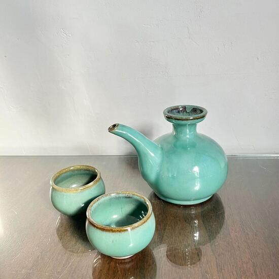 超貴重 小橋川清次作 沖縄やちむん泡盛用カラカラ 超貴重 小橋川清次作