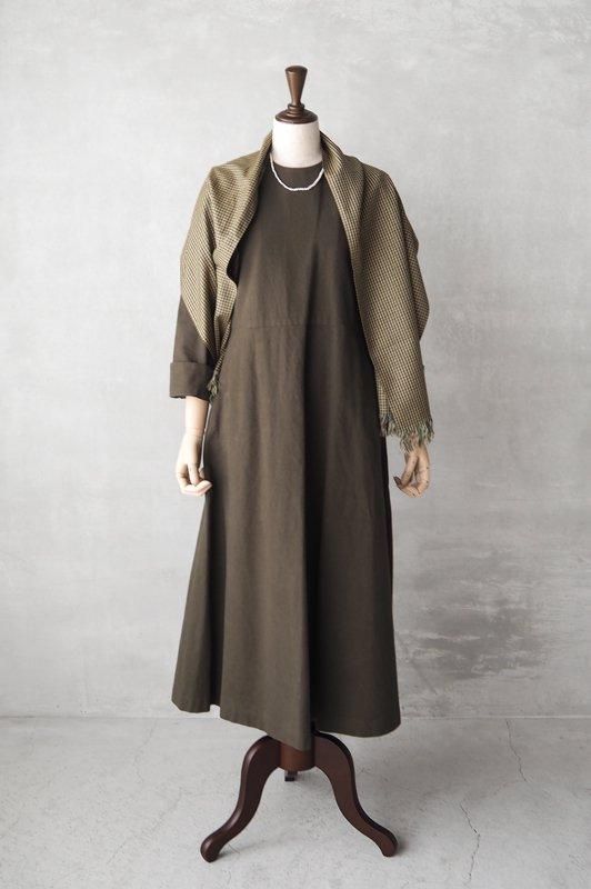 HAND ROOM WOMENS | フランネルコットン フレアワンピース - Daja
