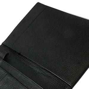 クロムハーツ（Chrome Hearts）LSノートパッド ブラック ヘビー レザー