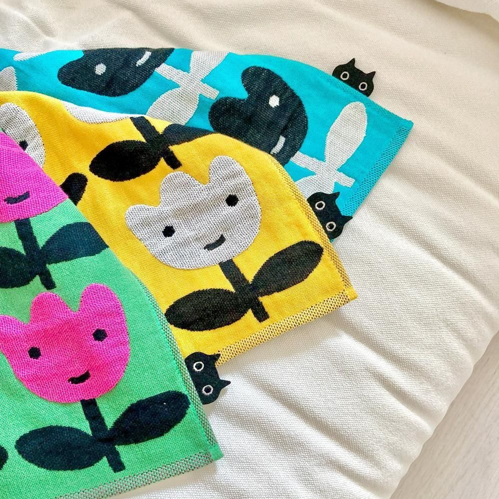 チューリップ 3重ガーゼハンカチ - Atsuko Matano 公式オンラインショップ