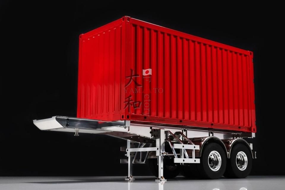 TAMIYA 1/14 セミトレーラー アルミ製サイドバンパー付き TAMIYA 1/14