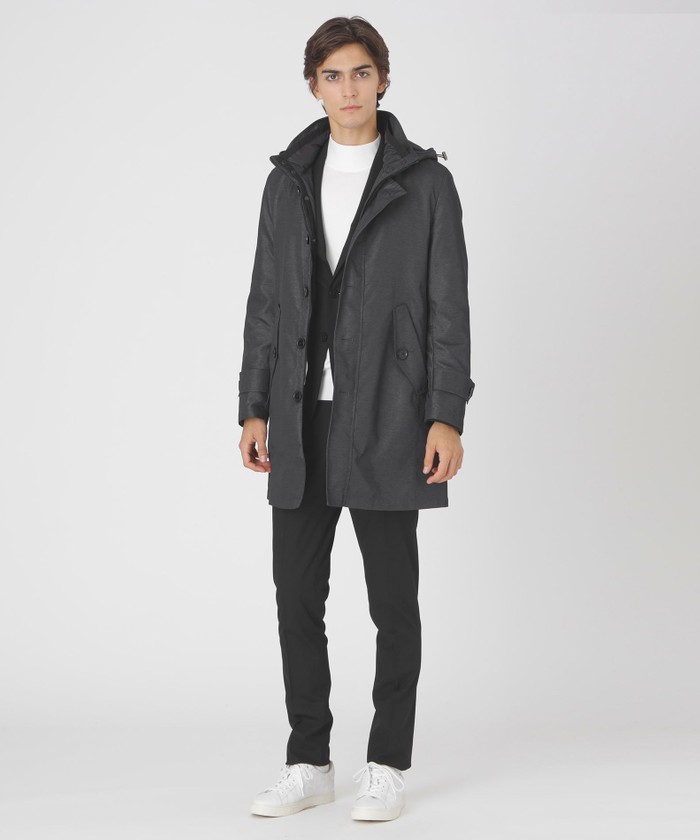 専用 HUTTON PLACE ダブルブレストコート ブラック 専用 HUTTON PLACE