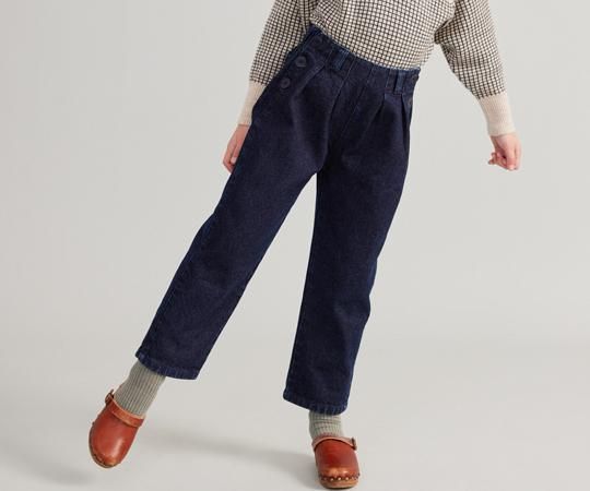 ボトムス・スパッツ SOOR PLOOM Pippi Jean Dark Denim 4y ボトムス
