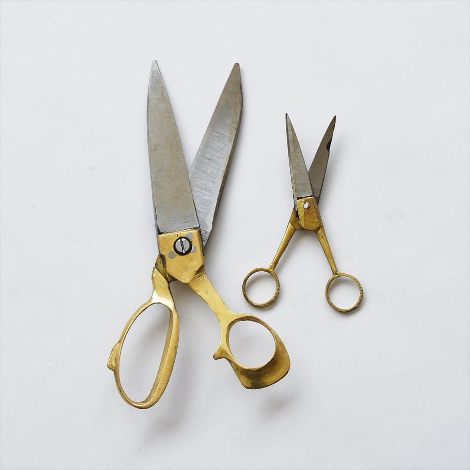 インドブラス（真鍮）はさみ（Sサイズ）