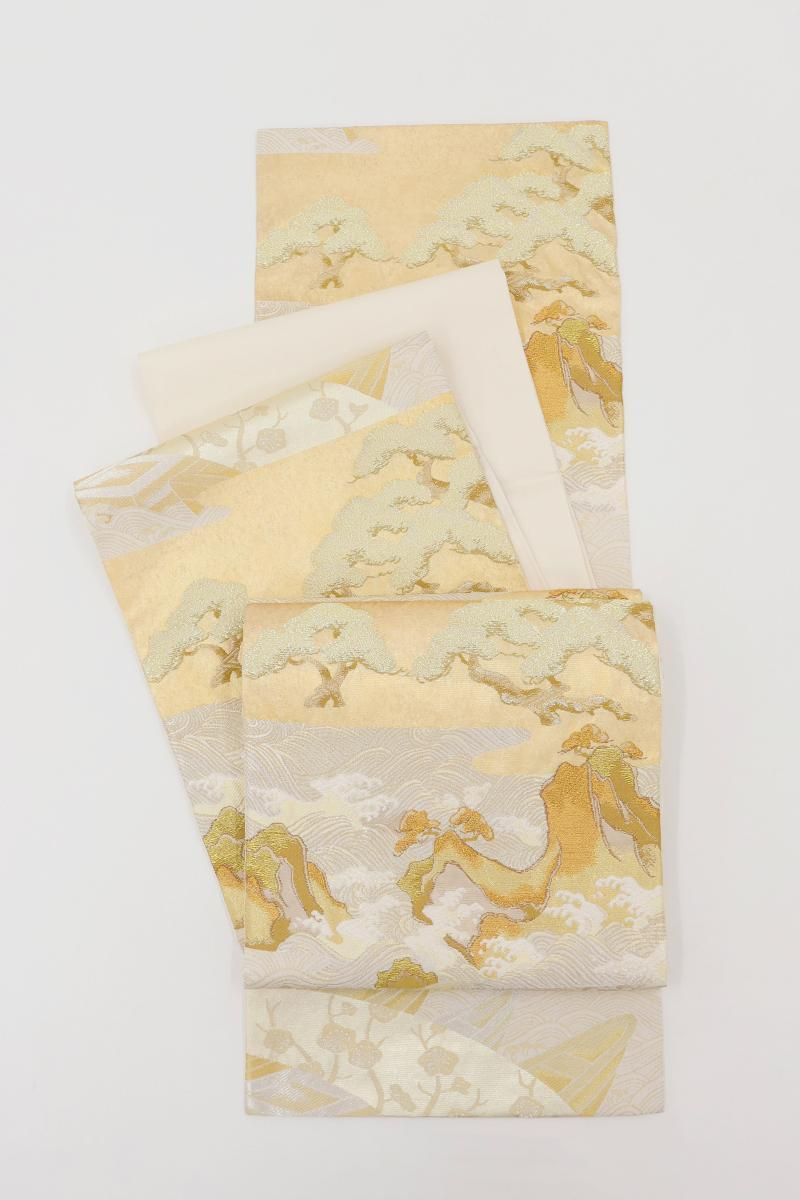 銀座【L-8379】袋帯 薄香色 海賦文 - 銀座きもの青木｜長く大切に着