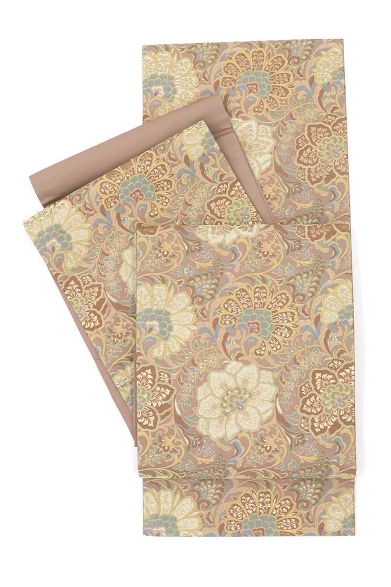 真作/前川文嶺/桜花山水図/絹表装/布袋屋掛軸HG-487 真作】//前川文嶺