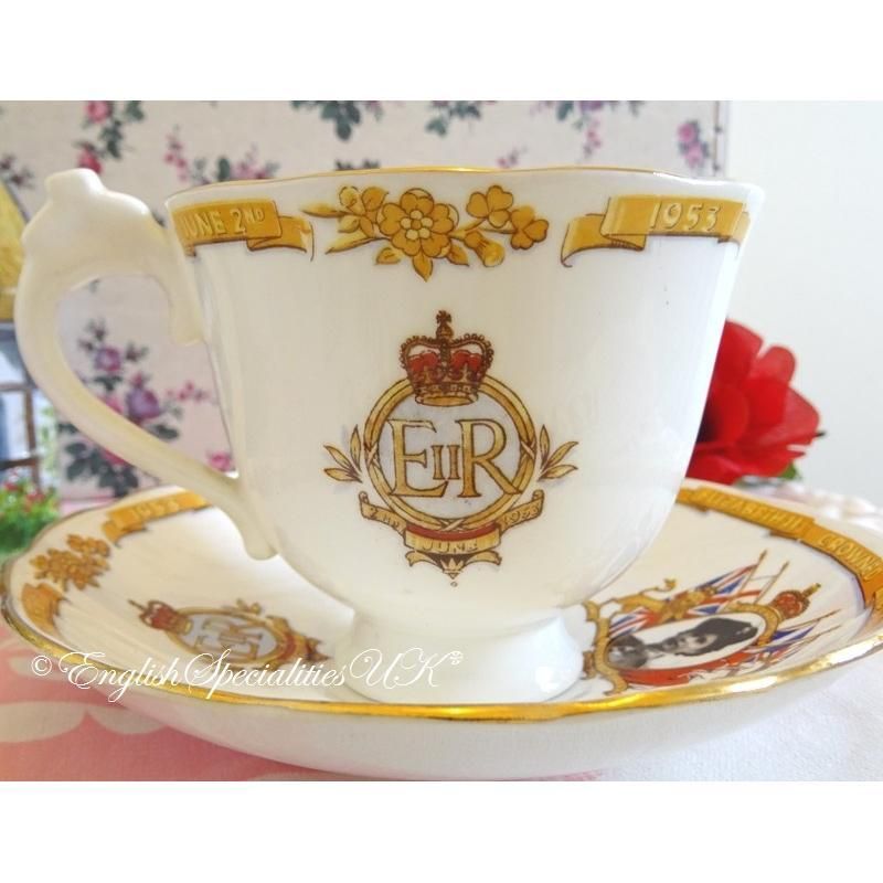 ラッドフォード ＊ヴィンテージ＊エリザベス女王1953年戴冠式ティー