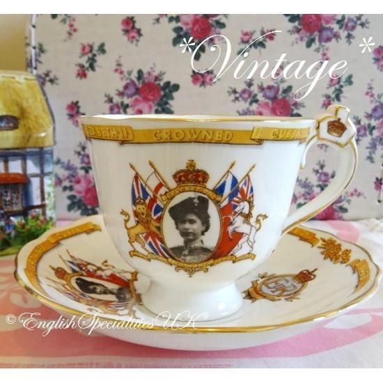 ラッドフォード ＊ヴィンテージ＊エリザベス女王1953年戴冠式ティー