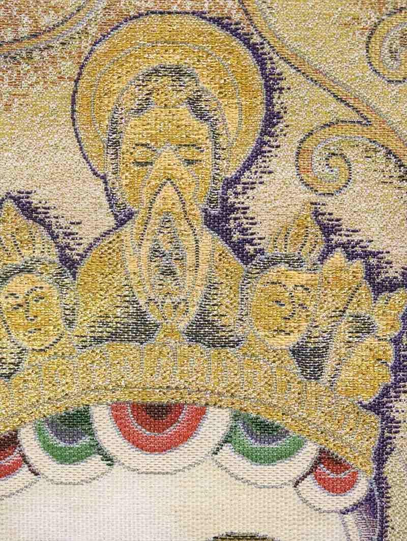 西陣織掛け軸 寂聴はなひら観音御軸 西陣織掛け軸 寂聴はなひら観音御軸