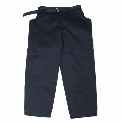 sacai サカイ 25SS Cotton Chino Pants パンツ 1 ネイビー - ブランド