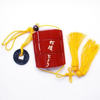 阿波踊りグッズ】印籠（大・赤）【踊り子の腰でいっしょに踊る印籠】