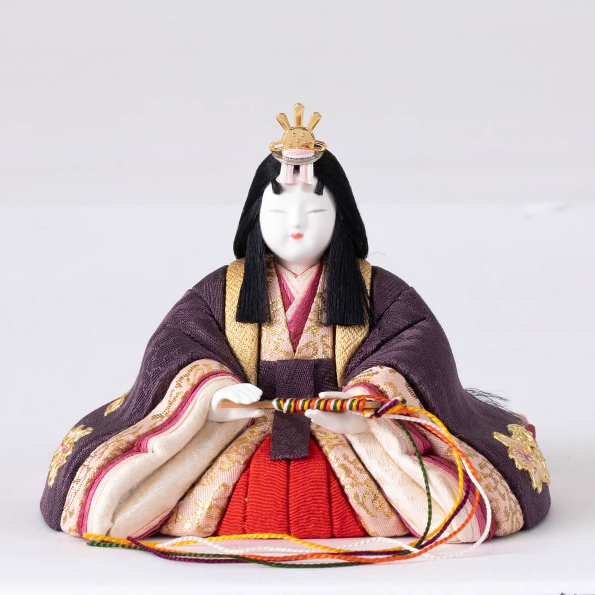 木目込人形 真多呂 箔押 天宝雛 伝統的工芸品