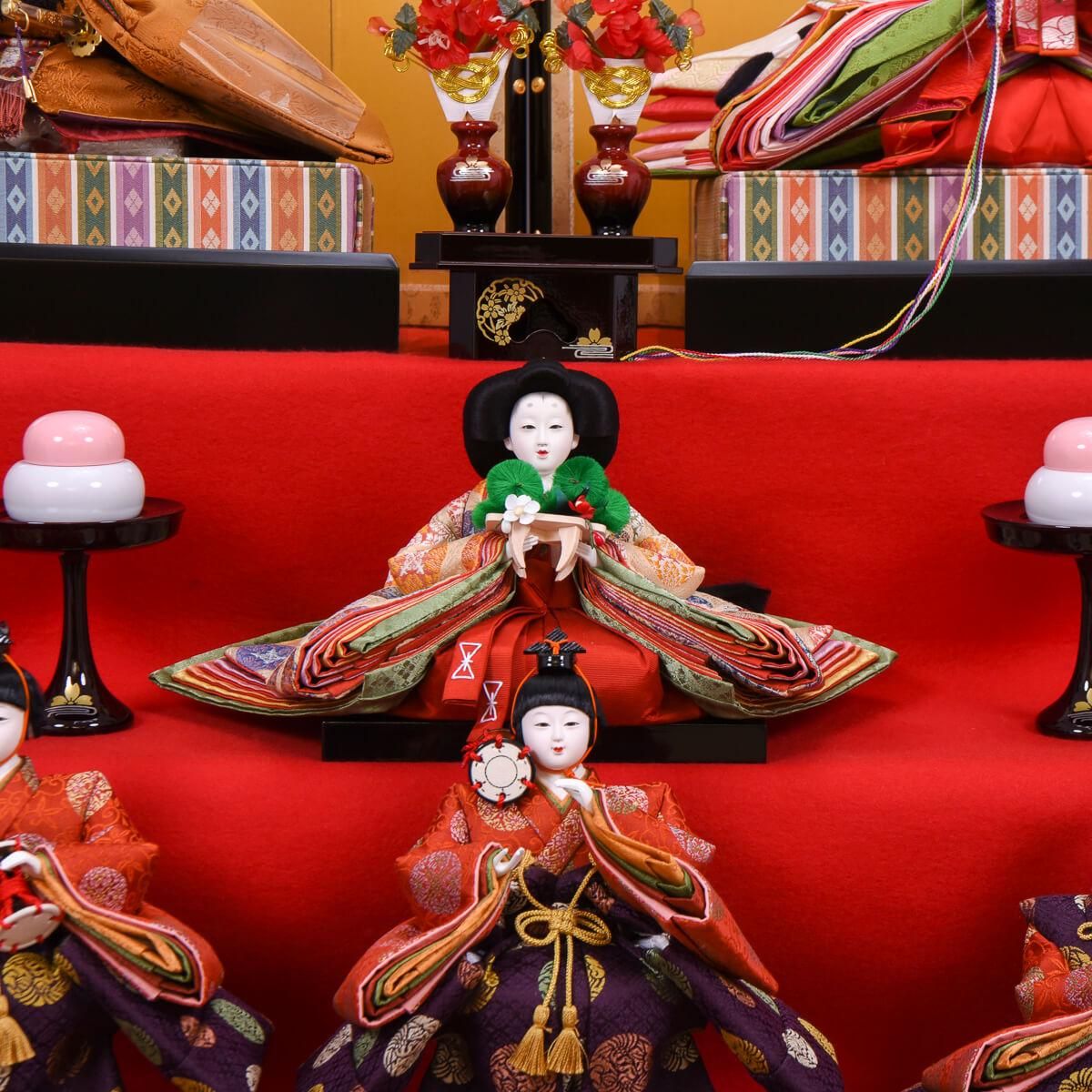 ひな人形 40号七段 十五人飾り 小出松寿