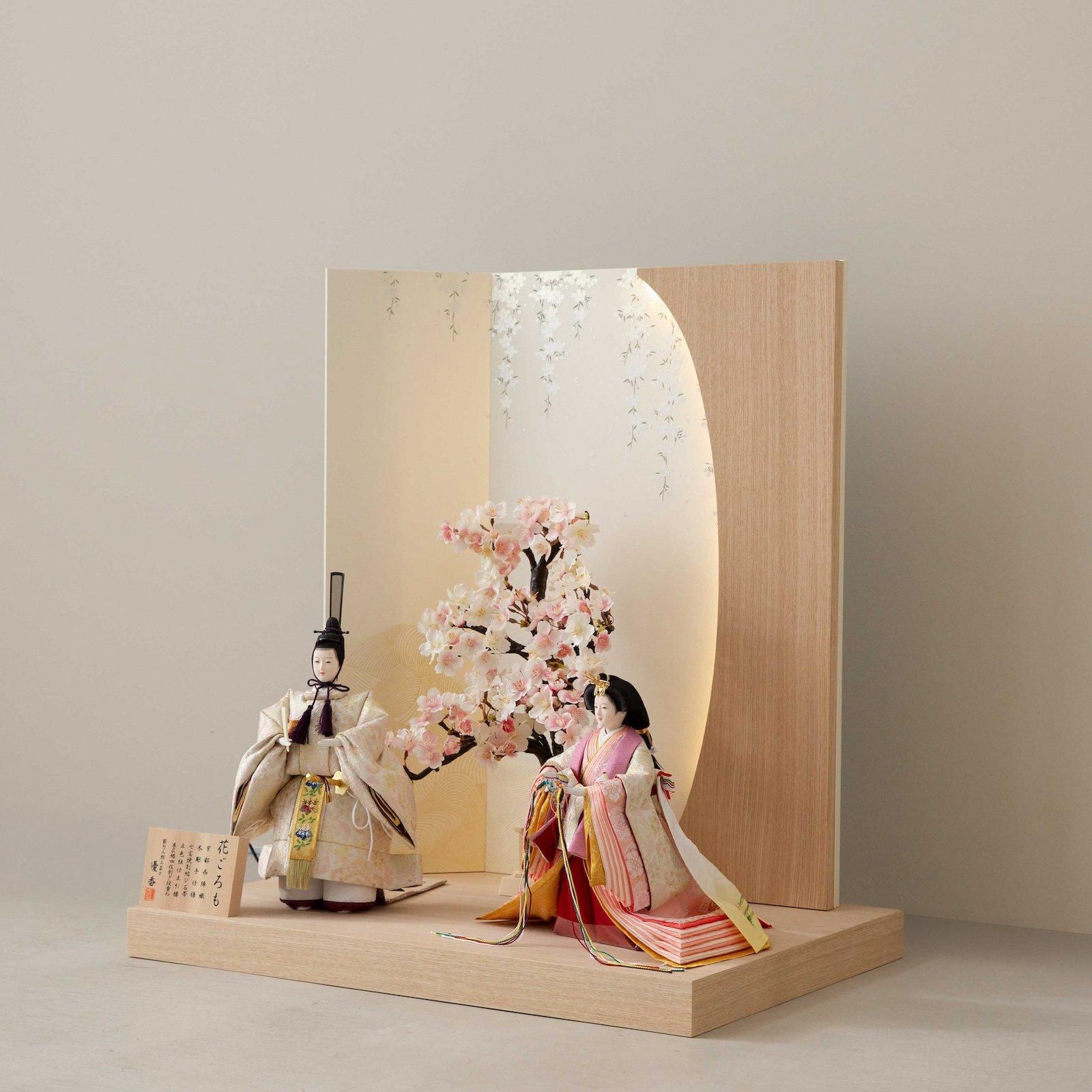 雛人形 立ち雛 | 優香作 花ごろも - 雛人形・五月人形・羽子板・破魔弓