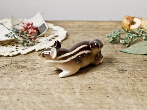 ロモノーソフ フィギュリン フィギュア リス Made in USSR