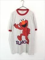 レディース 古着 90s USA製 SESAME STREET エルモ キャラクター