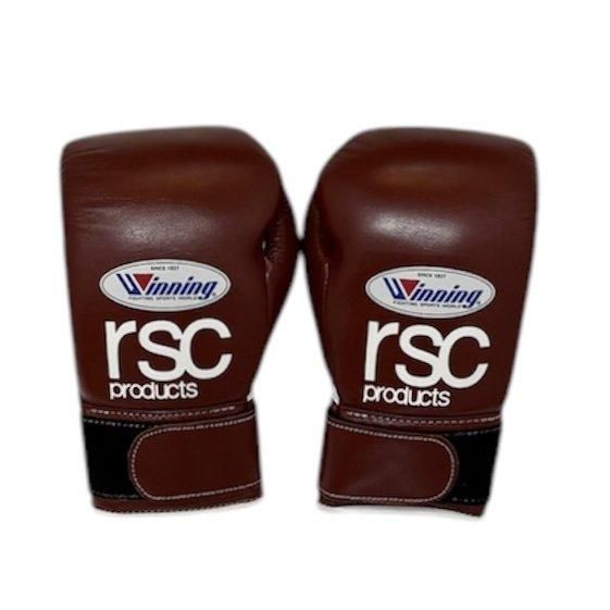 Winning ボクシンググローブ 8oz マジックテープ 式ブラック Winning