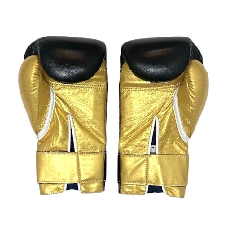 ウイニング ボクシンググローブ 14oz 紐式 黒 ゴールド 新品