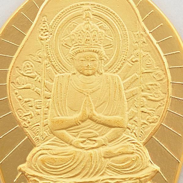 純金製 守護本尊ペンダント （子）千手観音菩薩 - 三宝堂オンライン