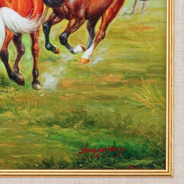 月の光（馬） 松浦敬文 絵画 Yahoo!オークション - 1円 松浦敬文 月の光(