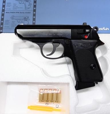 マルシン ワルサー PPK モデルガン WディープブラックABS 完成品セット