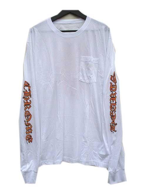CHROME HEATRSクロムハーツストライプダガーロングスリーブTシャツ
