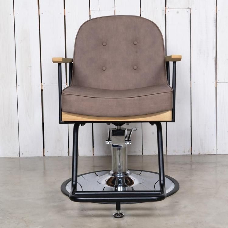 美容室向け スタイリングチェア crel(クレル) ブラウンアッシュ 業務用