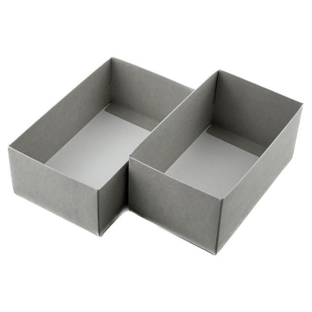 B33310 Nギフト 70 グレー S（100枚）150×90×70 mm 組立て式 ギフト箱