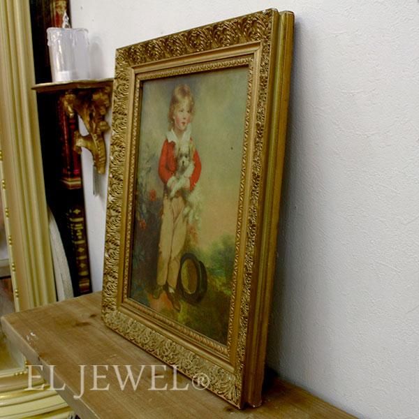 フランス製 額絵 ヴィンテージ｜インテリア専門店エルジュエル