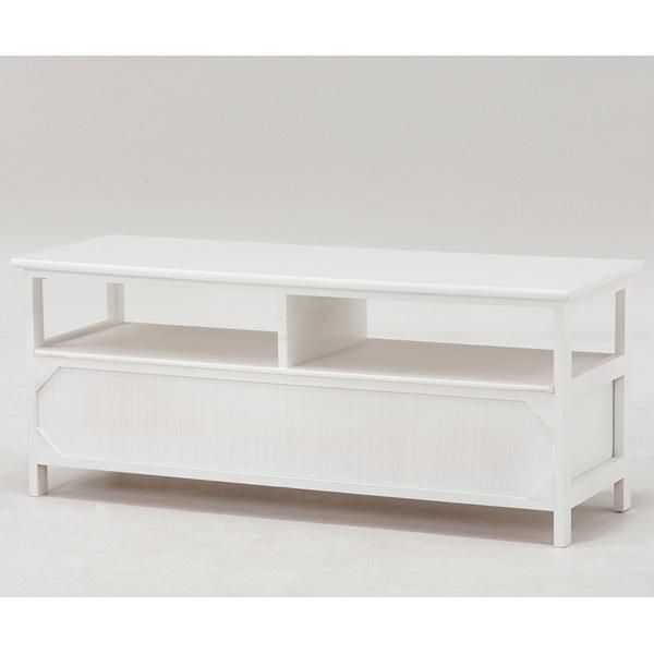 セール！】白家具・クリスタル調取っ手♪テレビボード・ホワイト(W100