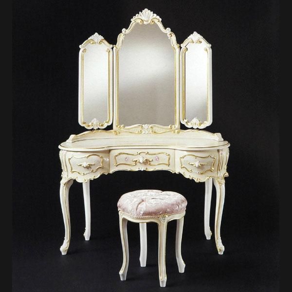 イタリア製ドレッサー スツール ラルフローレン トップ 生地使用 美品