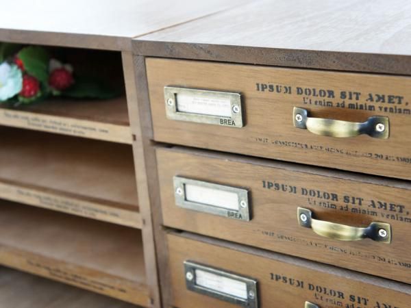 送料無料】セット4段書類ケース＋スライド棚 A4サイズ 収納