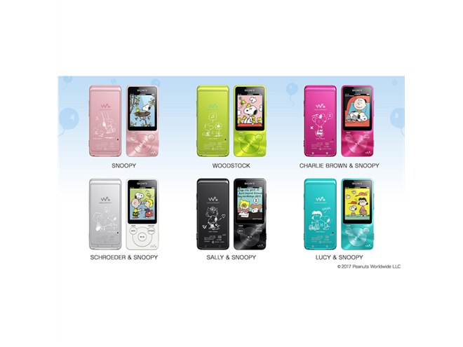 未使用 NW-S14K SPFF 8GB ブラック スピーカー付き SNOOPY 6種類の