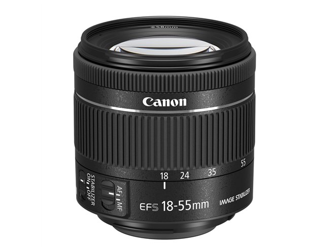 キヤノン、より小型化した標準ズームレンズ「EF-S18-55mm F4-5.6 IS