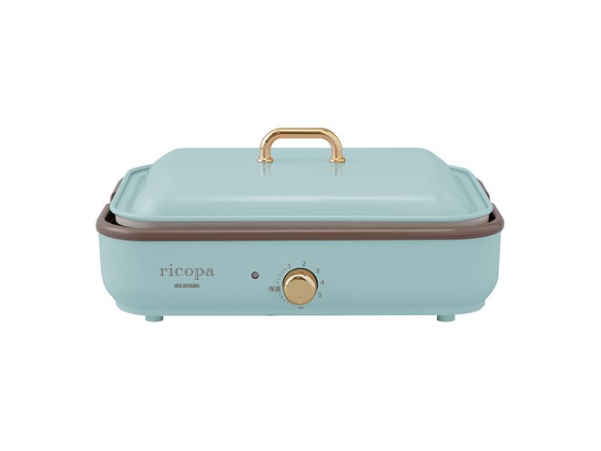 アイリスオーヤマ、「ricopa」シリーズのミニホットプレート「MHP-R102