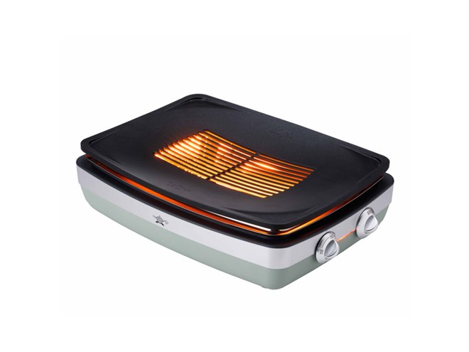 側面から熱を照射する「アラジン グラファイト マジックグリラー」の