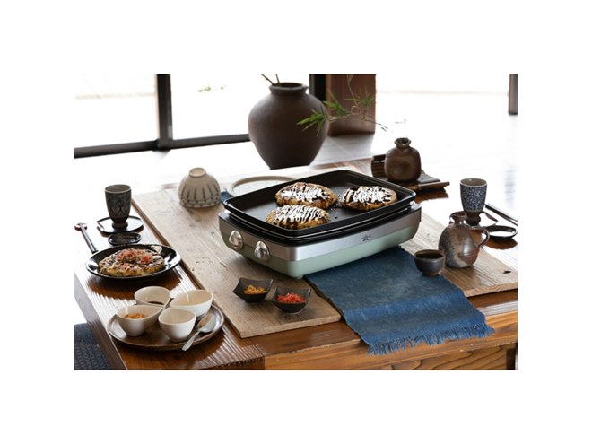 Aladdin、平面ホットプレートが使える「グラファイト マジックグリラー