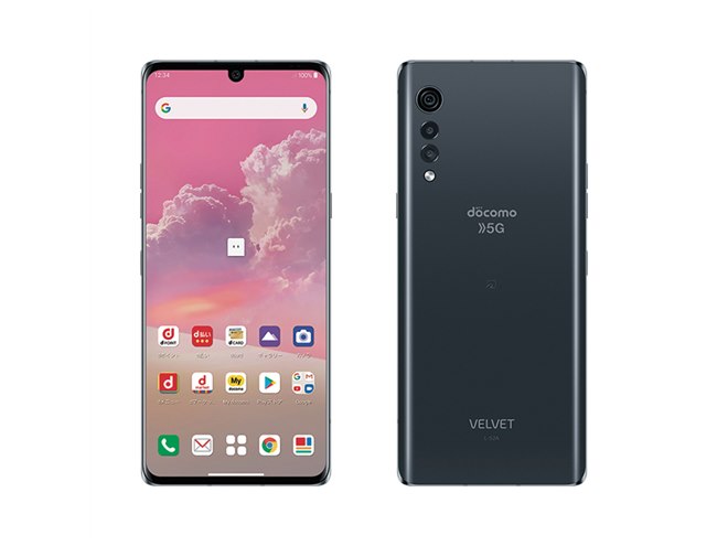 ドコモ、別売りデュアルスクリーン対応の5Gスマホ「LG VELVET L-52A
