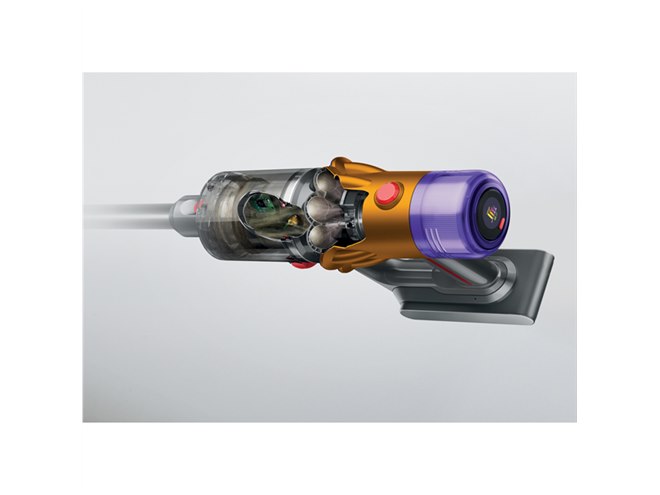 ダイソン、レーザーでホコリを可視化する掃除機「V12 Detect Slim