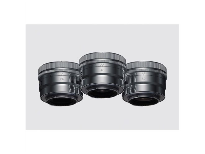 ソニー、小型・軽量設計のGレンズ「50mm F2.5」「40mm F2.5」「24mm F2