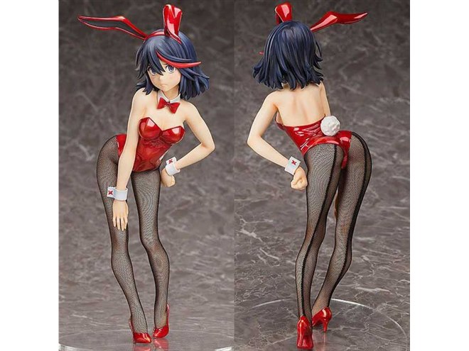 装いも新たなバニー姿で「キルラキル」纏流子が登場、全高350mmの大