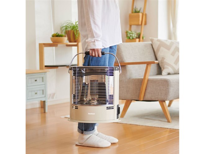 イワタニ、片手で持ち運びができるカセットガスストーブ「デカ暖II