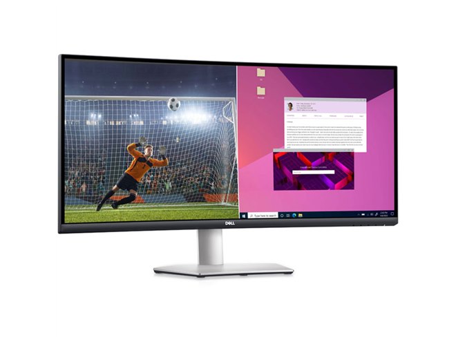 デル、USB Type-C接続対応の34型曲面ウルトラワイドWQHD液晶「S3423DWC