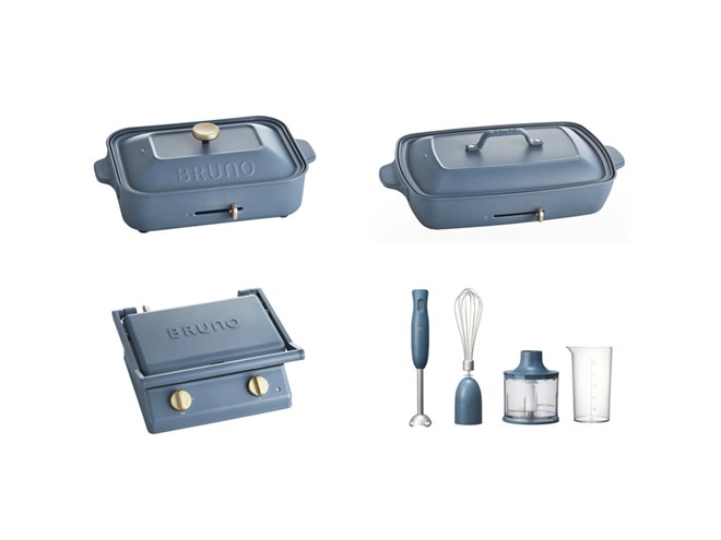 BRUNO、ホットプレートやブレンダーなど4機種にクリスマス限定色