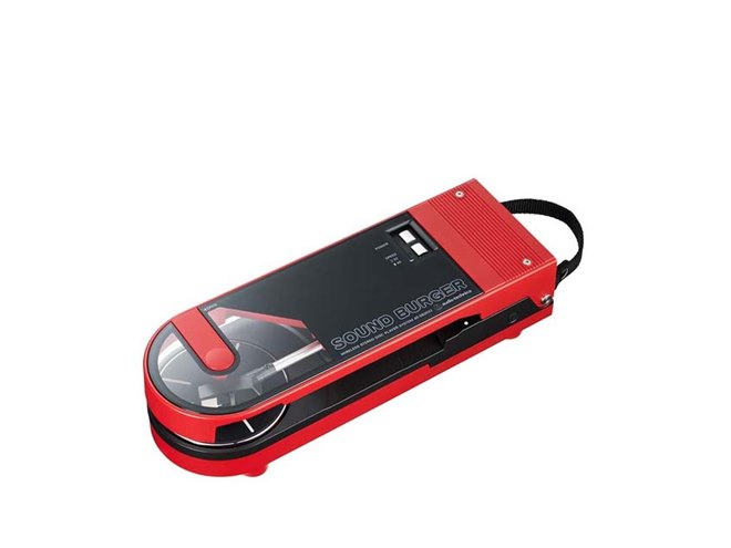 オーテク、レコードを挟んで再生する「サウンドバーガー」がBluetooth